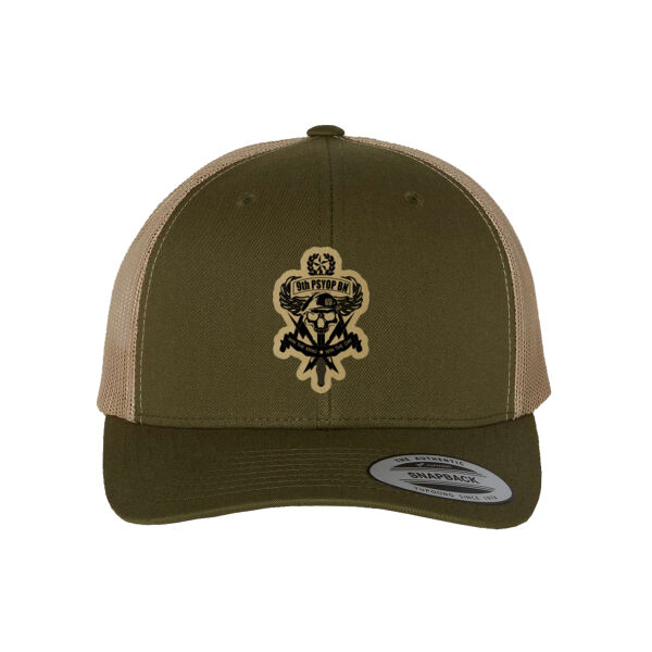 9POB Leather Patch Trucker Cap Thumbnail